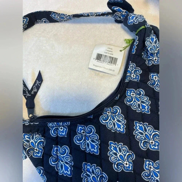 Vera Bradley Olivia Navy blue women’s shoulder bag New - Picture 3 of 6